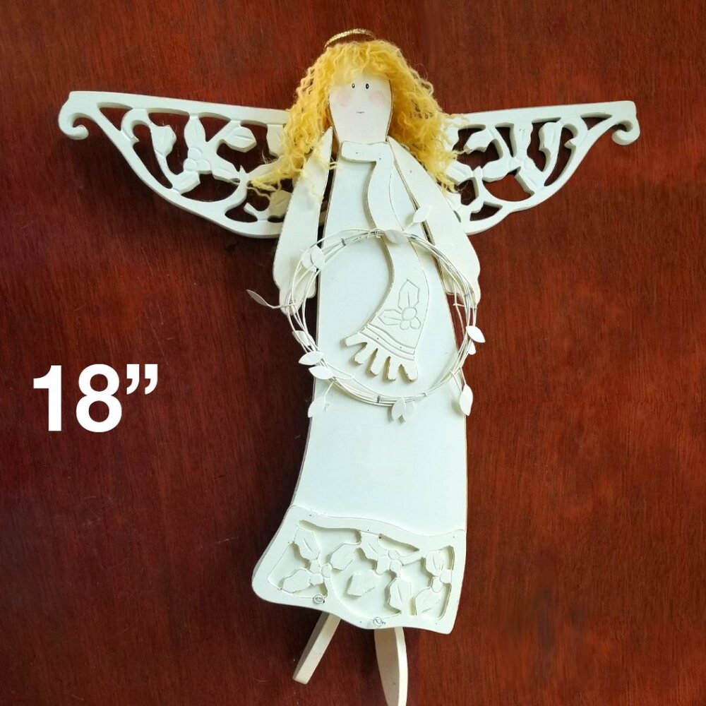 Russ Berrie 18 in. Christmas Wooden Angel